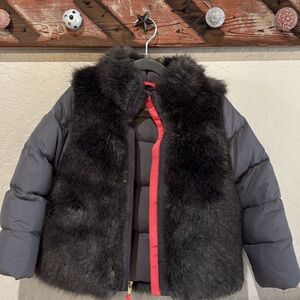 Crewcuts Fur Puffer Jacket